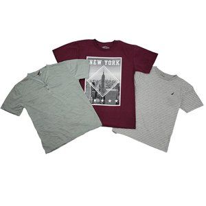 Assorted Tops for Boys Size Medium (10-12) Set of 3 Short Sleeve T-Shirts